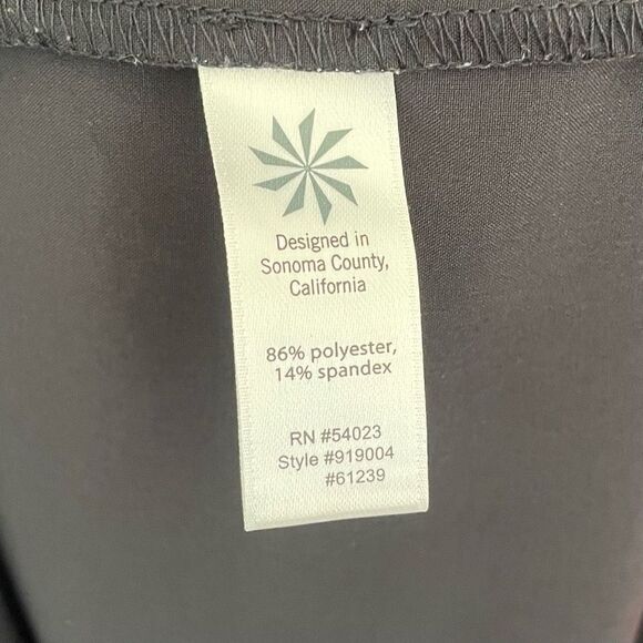 Athleta Dahlia Dress Wrap V-Neck Black Size 2 - Picture 3 of 5